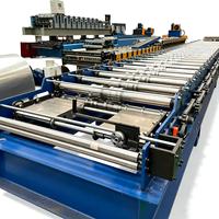 Línea de Producción de Láminas para Techos de Acero Galvanizado Automática con Control PLC, Máquina de Fabricación de Láminas para Techos