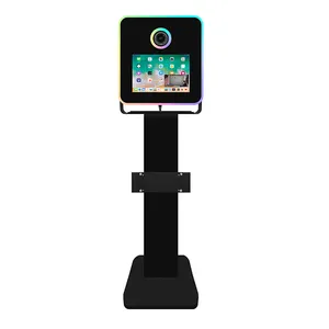 Portable 15.6 IPad Photobooth Machine for Weddings Advertising Equipment with Ring Light