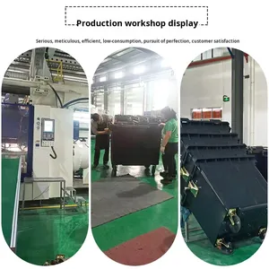 Thân Thiện Với Môi Dày Vệ Sinh Ngoài Trời Lớn Thùng Rác Bin Cán Bìa Lưu Trữ Xô Nhựa Thùng Rác Có Thể Cho - Product Image 2