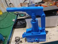 Cric hydraulique trépied réglable de 5 tonnes avec extension mécanique et