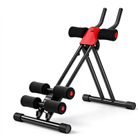 Banc de musculation en métal à piste incurvée, durable, pour la maison, entraînement abdominal, logo personnalisé OEM