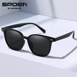 แว่นกันแดด SPOEN ทรงสี่เหลี่ยมโพลาไรซ์ UV400 ขอบเต็มผู้ชายขับรถแฟชั่นผู้ใหญ่ - Product Image 1
