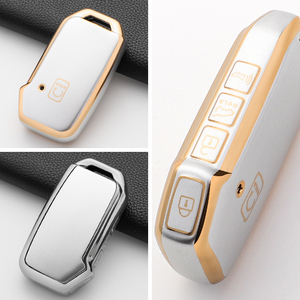 Funda Protectora de TPU para Llave de Coche <span class=keywords><strong>Kia</strong></span> Telluride SX 2021, Sportage R 2022, K5 <span class=keywords><strong>GT</strong></span> <span class=keywords><strong>Line</strong></span> 2021, Seltos 2020, Accesorios - Product Image 3