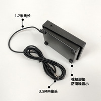 3.5mm Interface Electronic Keyboard Sustain Pedal Electric Piano Drum Midi Keyboard Synthesizer Instrument Jazz Drum Anti-Slip