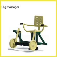 Équipement de fitness en plein air à barres parallèles doubles en acier sur mesure pour l'exercice des jambes équipement de fitness en plein air