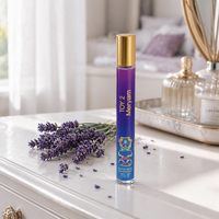 Semprotan Parfum Royal Violet untuk Semua, Set Hadiah Botol Kristal, Aroma Tahan Lama, untuk Resepsi Pesta Topeng