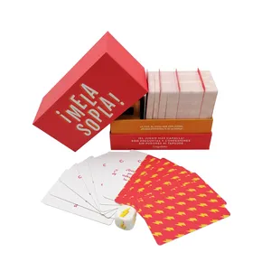 Impressão personalizada aprendendo cartões de jogo Cognitive Cards Flash Cards para crianças educacionais