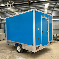 Remorque alimentaire commerciale modulaire mobile de 10 pieds pour la restauration rapide, les hot-dogs, les hamburgers, les pizzas, les churros, les barbecues, en acier galvanisé robuste