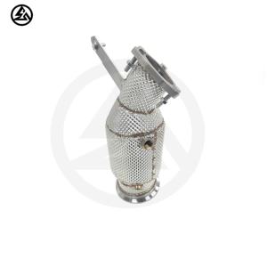 Tubo de escape CSZ para <span class=keywords><strong>Porsche</strong></span> <span class=keywords><strong>Macan</strong></span> 95B 2,0 T 2020-2023 tubo recto con escudo térmico - Product Image 5