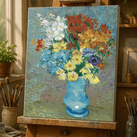 Kit de peinture par numéros DIY, toile acrylique, peinture à l'huile numérique, transformez vos photos en œuvres d'art éblouissantes, décoration intérieure, vente en gros