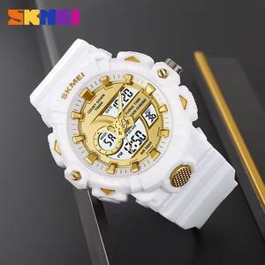 Skmei 2225 Mannen Mannelijke Klok Horloge Reloj Hombre Aftellen 5bar Waterdicht Polshorloge Led Licht Digitaal Quartz Heren Sporthorloges - Product Image 1