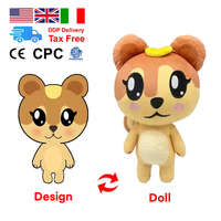 Peluches personnalisées de haute qualité, peluches de mascotte, logo d'entreprise, peluches d'anime, poupées, oreillers, peluches personnalisées