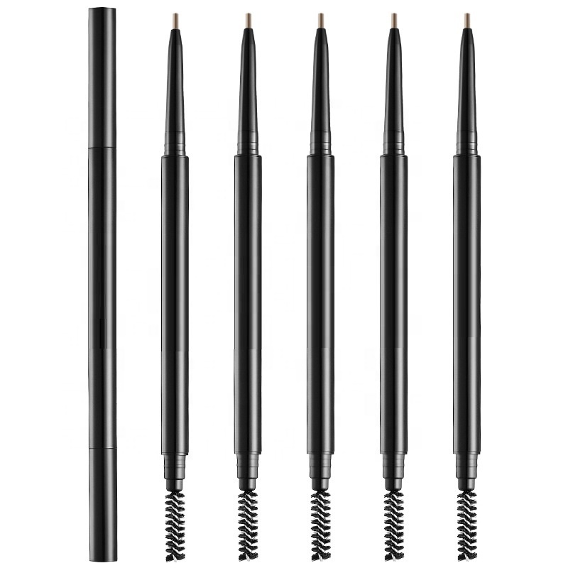 Частная марка, карандаши для бровей, собственный бренд, макияж, тонкие карандаши для бровей с индивидуальным логотипом, тонкий карандаш для бровей