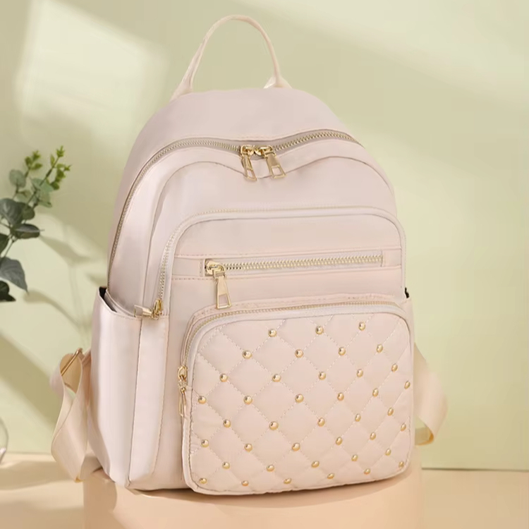 fashionable mini backpacks nylon Rita Backpack Black crafted from lightweight and durable neoprene Custom Luxury Purple Nylon Mini