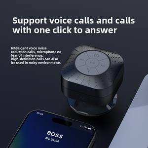 Mini altavoz <span class=keywords><strong>BT</strong></span> inalámbrico de ducha USB inteligente de alta calidad, ventosa LED RGB flotante impermeable para exteriores para ordenador de casa - Product Image 3