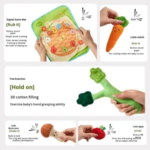 Jouets en peluche éducatifs Montessori MILI pour enfants : Ferme et jardin <span class=keywords><strong>potager</strong></span> pour bébés - Product Image 3
