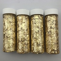 Feuille d'Or Comestible 24 Carats, 2g par Flacon
