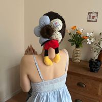 Serre-tête en fourrure haut de gamme Ute Cartoon Mickey avec motif à pois au bas de la queue - Accessoire pour cheveux Mickey Mouse