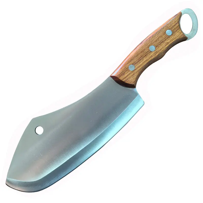 Yeni tasarım kasap bıçağı dövme kemik eti sebze sırp şef bıçağı et kesici için japon balta kesim bıçağı