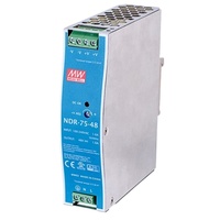 NDR-75-24 Meanwell Catu Daya Sistem, 75W 24V DIN PSU