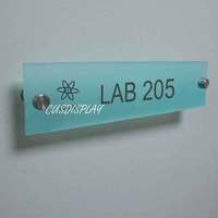 Panneaux signalétiques personnalisés en acrylique transparent découpés au laser avec logo pour entreprises, lettres, enseignes de bureau, portes, tables, murs, impression de noms – Chine