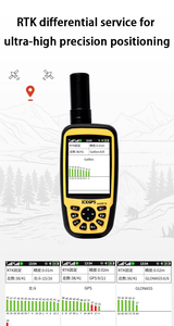 RTK660 El Tipi GNSS RTK Konumlandırma Cihazı Çok Frekanslı Galileo Beidou PPP Bluetooth WiFi Arazi ve Eğim Ölçümü için - Product Image 4