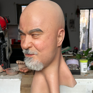 Mặt nạ silicon thiết kế mới <span class=keywords><strong>2025</strong></span>, mặt nạ silicon thực tế dùng cho tiệc tùng, mặt nạ silicon cosplay, mặt nạ silicon Halloween dành cho video trực tuyến - Product Image 2