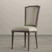Chaise de salle à manger en bois véritable, mobilier personnalisé, style américain, mode antique, haut de gamme, pour restaurant