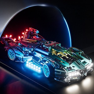 Cyberpunk Supercar & Lambo V12 Vision Bouwstenen Op Afstand Bestuurbare Sportwagen Bakstenen Mechanische Auto Model Bouwstenen - Product Image 2