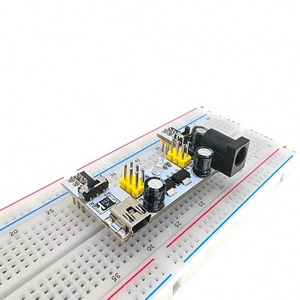 Módulo de Alimentación para Protoboard MB102 de 3.3V/5V, Protoboard de 830 Puntos para Kit Arduino, 65 Cables Jumper, Venta al por Mayor - Product Image 3