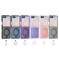 Coque de téléphone magnétique mate en gros pour Samsung Z Flip 8, coque de protection antichute pour téléphone pliable Z Flip 7