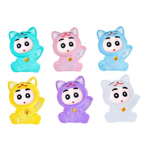 จี้เรซิ่นการ์ตูนชินจังเรืองแสง ชุดเครื่องประดับ DIY สำหรับตกแต่งเคสมือถือ ของตกแต่งรถยนต์ ของขวัญสำหรับทุกเพศ - Product Image 1