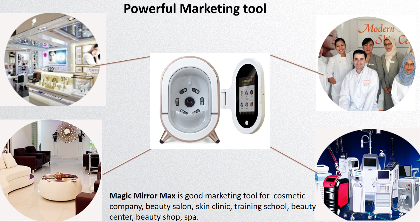 Spa Scalp Analysis Machine Dermatoscope Lampara Para Faciales