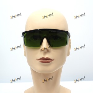 Demi-monture fibre 1064nm infrarouge Nd Yag Laser lunettes de sécurité lunettes de Protection des yeux pour le marquage de nettoyage de découpe Laser - Product Image 6