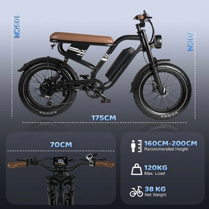 Vélo électrique rétro MX10 homologué pour la route, 250W, 48V, batterie amovible 648Wh, 7 vitesses, selle <span class=keywords><strong>banane</strong></span>, suspension intégrale - Product Image 6