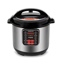 Cuisinière électrique à pression Sokany de haute qualité, en acier inoxydable, multi-fonctions, capacité de 11 L