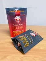 Sachet Doypack Personnalisé Imprimé en Héliogravure avec Fermeture Zip en Mylar, Anti-humidité, 50 à 200 microns, pour Emballage Alimentaire de Bœuf Séché