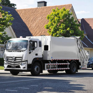 FOTON/CUMMINS POWER-<span class=keywords><strong>Pompe</strong></span> de boîte de vitesses de camion à ordures compacteur diesel, capacité de 14m, transmission manuelle très efficace, <span class=keywords><strong>assainissement</strong></span> - Product Image 2