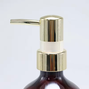 300ml PET Rose Gold Electroplated Press <b>Pump</b> Lotion <b>Bottle</b> Eco-Friendly Shampoo Conditioner Body Wash Cosmetic Portioning <b>Bottle</b> - Product Image 4
