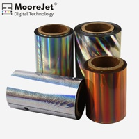Film d'aluminium personnalisable de vente chaude holographique pour imprimante Hp Indigo imprimante à jet d'encre UV impression de machine à feuille utiliser une valeur ajoutée