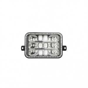 Phares LED Cjqc 4x6 pouces, douille H4, 7,7 W, 640 lm, 12 V, étanches, faisceau haut et bas, pour voitures, motos, véhicules - Product Image 1