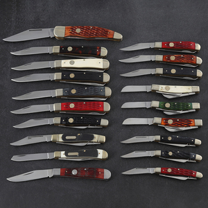 Cuchillo de Camping Industrial Personalizado Hongrui, Hoja Fija, Mango de Madera y Hueso de Buey, Acero Inoxidable, Ideal para Supervivencia al Aire Libre, Soporte OEM - Product Image 1