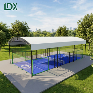 LDK Sports Equipment Indoor Panoramic Cancha De Padel Proveedor Hierba Artificial Pista De Padel Personalizada Con Techo - Product Image 1