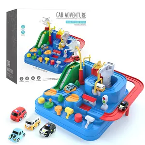 Adventure Kinderen Educatief Rail Auto Schuiven Mini Spoor Auto Speelgoed Adventure Game