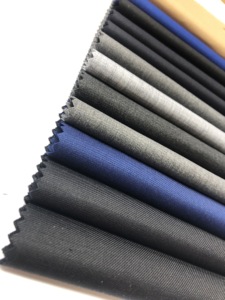 Warna polos dalam kualitas tinggi stok tersedia 30% kain setelan wol pria Merino wol - Product Image 4