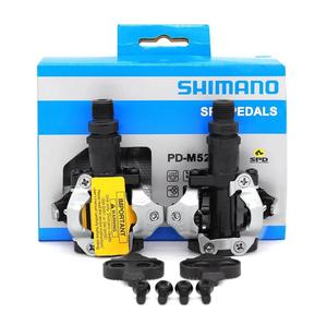 Pedales de Bicicleta Shimano PD-M520 <span class=keywords><strong>M540</strong></span> <span class=keywords><strong>SPD</strong></span>, Pedales Profesionales de Ciclismo con Calas Multi-Release SH51, Pedales para Bicicleta de Montaña y Carretera - Product Image 5