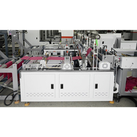 Machine à fabriquer des sacs non tissés à découpe en W ZXL-A700 avec moteur PLC et composants essentiels du moteur