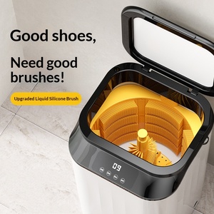 Nettoyeur de chaussures électrique commercial à ultrasons avec fonction de lavage à l'eau froide, de lavage de chaussettes et de lustrage pour baskets - Product Image 1