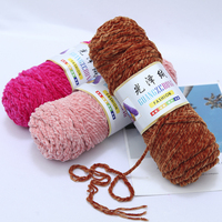 Fil géant doux et moelleux de 200g, en velours duveteux, pour tricot à la main, crochet, couverture, pull