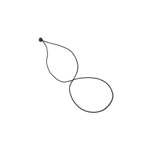 Ensemble de cordes élastiques ovales de 4 mm en caoutchouc, pour usage extérieur, avec crochet en acier - Product Image 1